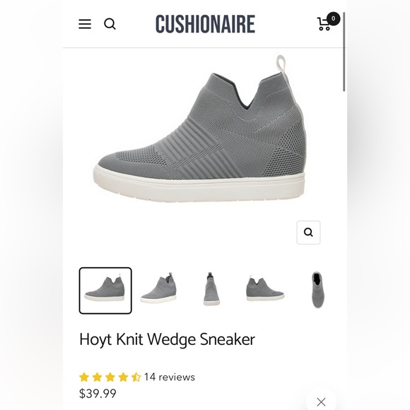 Cushionaire “Hoyt” memory foam shoes size 7 - Picture 7 of 7